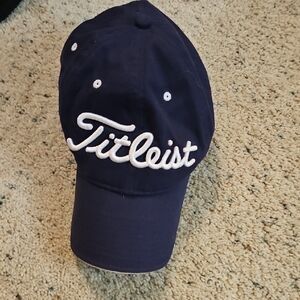 Titleist Navy Cap with White Embroidered Logo